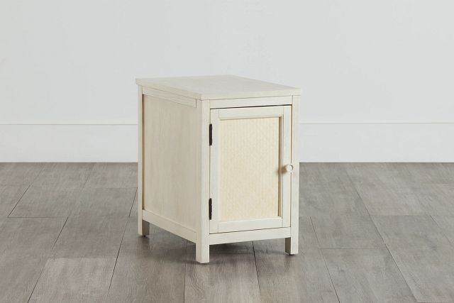 Ellie White Chairside Table
