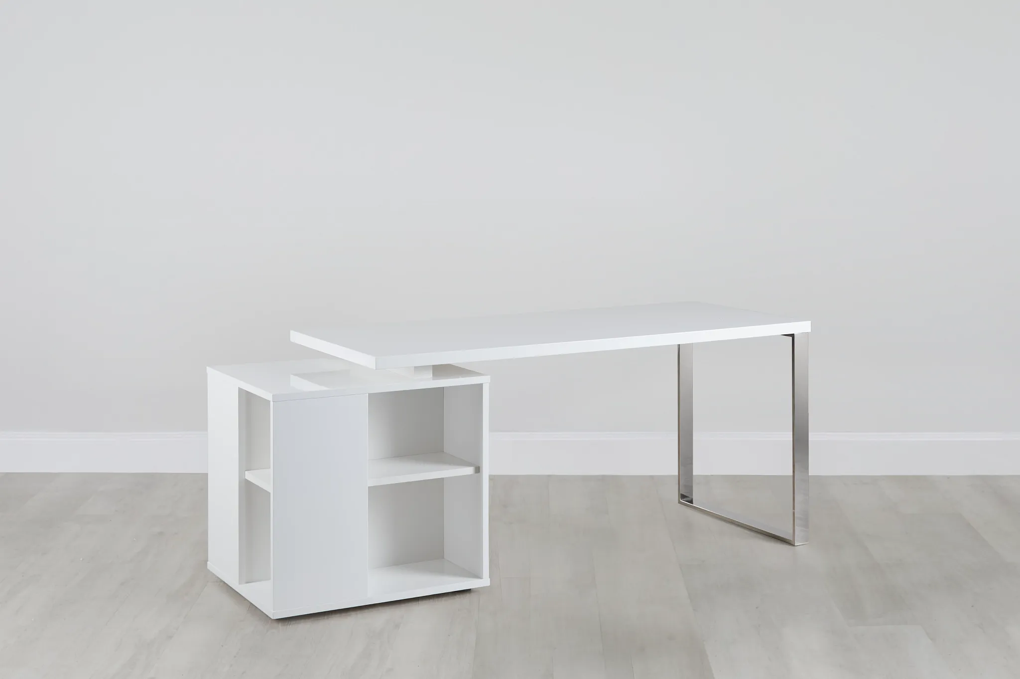 Vancouver White Storage Desk