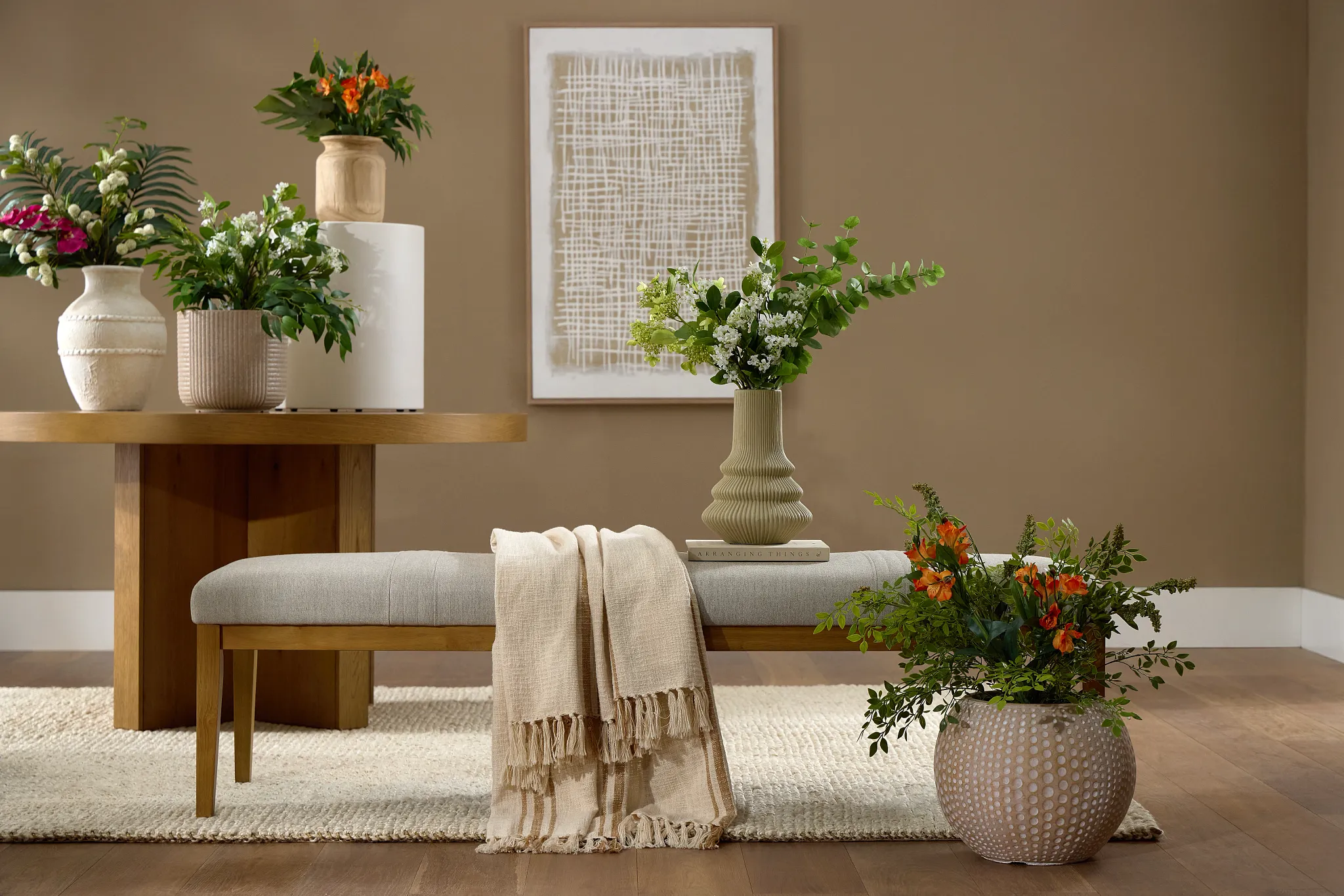 Spotti Light Brown Medium Planter