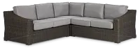 Canyon Gray Small Two-arm Sectional