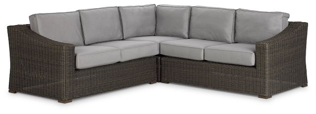 Canyon Gray Small Two-arm Sectional (1)