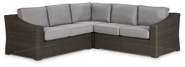 Canyon Gray Small Two-arm Sectional