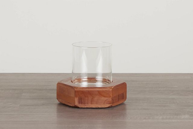 Darby Brown Small Candle Holder