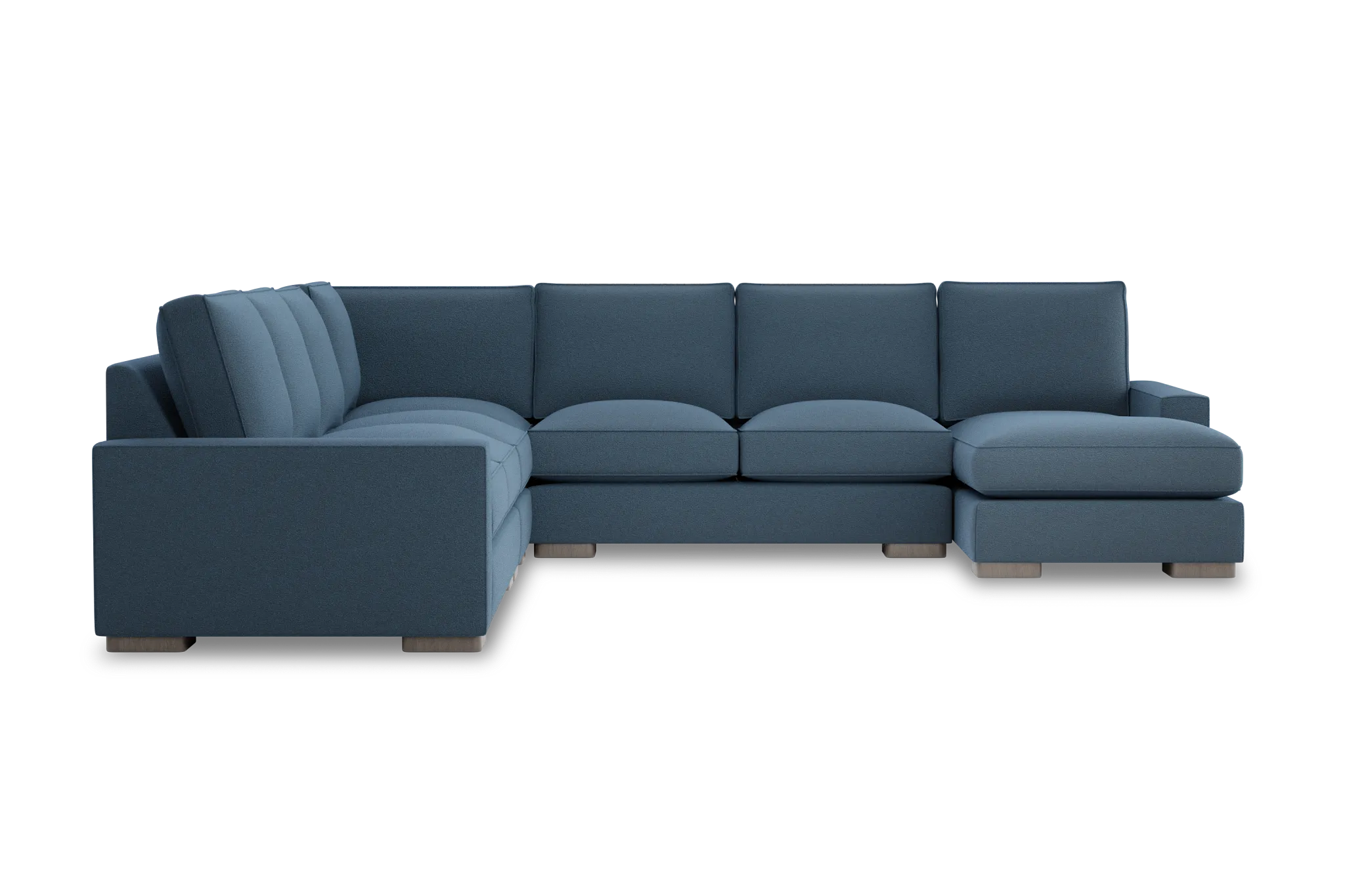 Edgewater Elite Blue Large Right Chaise Sectional