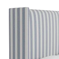 Captiva Sea Lane Light Gray 60" Upholstered Shelter Bed