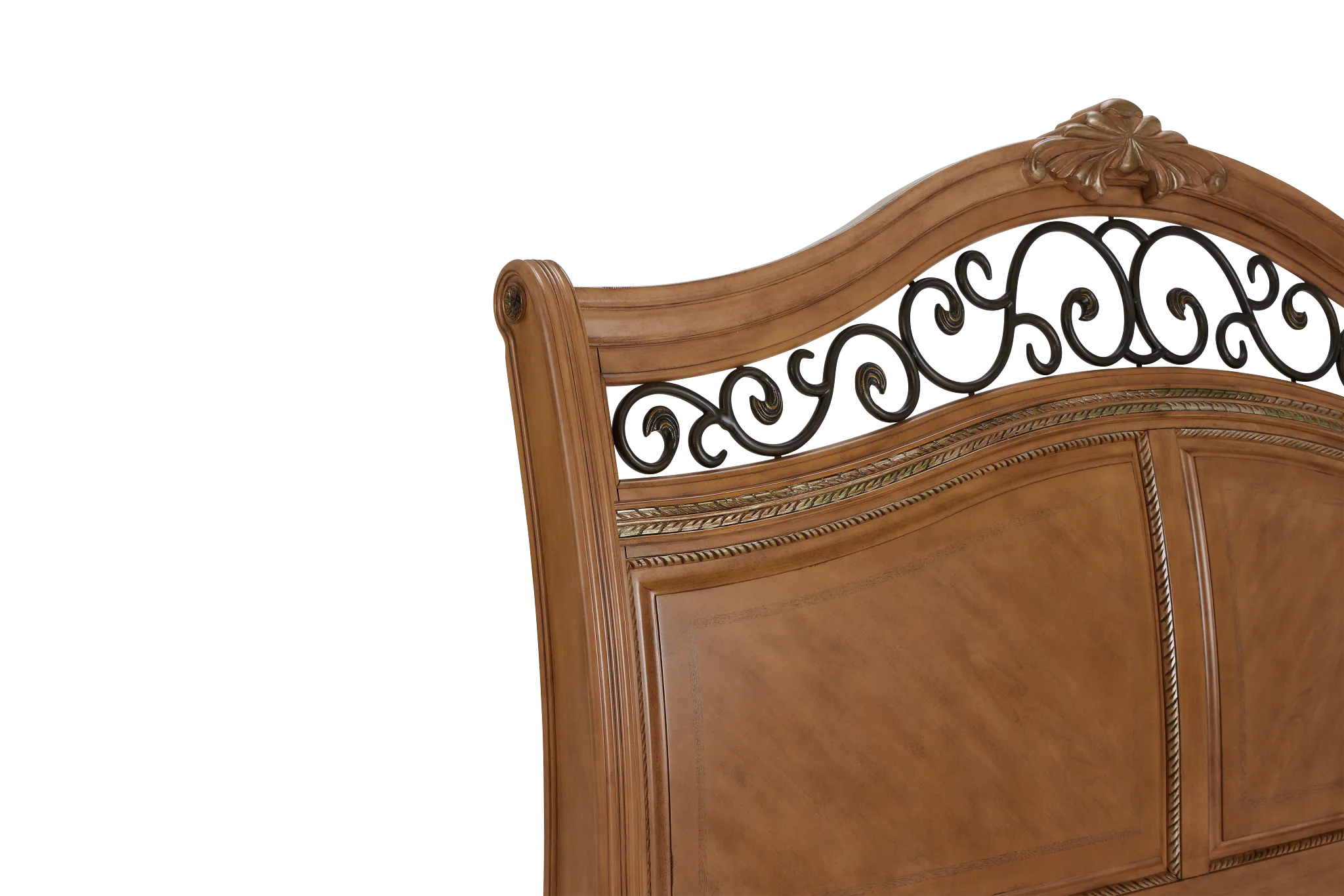 Tradewinds Light Tone Sleigh Headboard