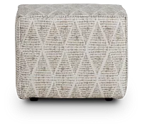 Foster Light Gray Indoor/outdoor Accent Ottoman