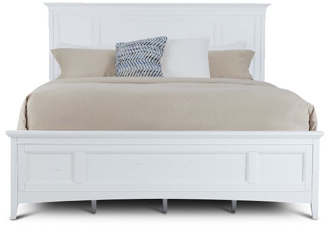 Heron Cove White Panel Bed