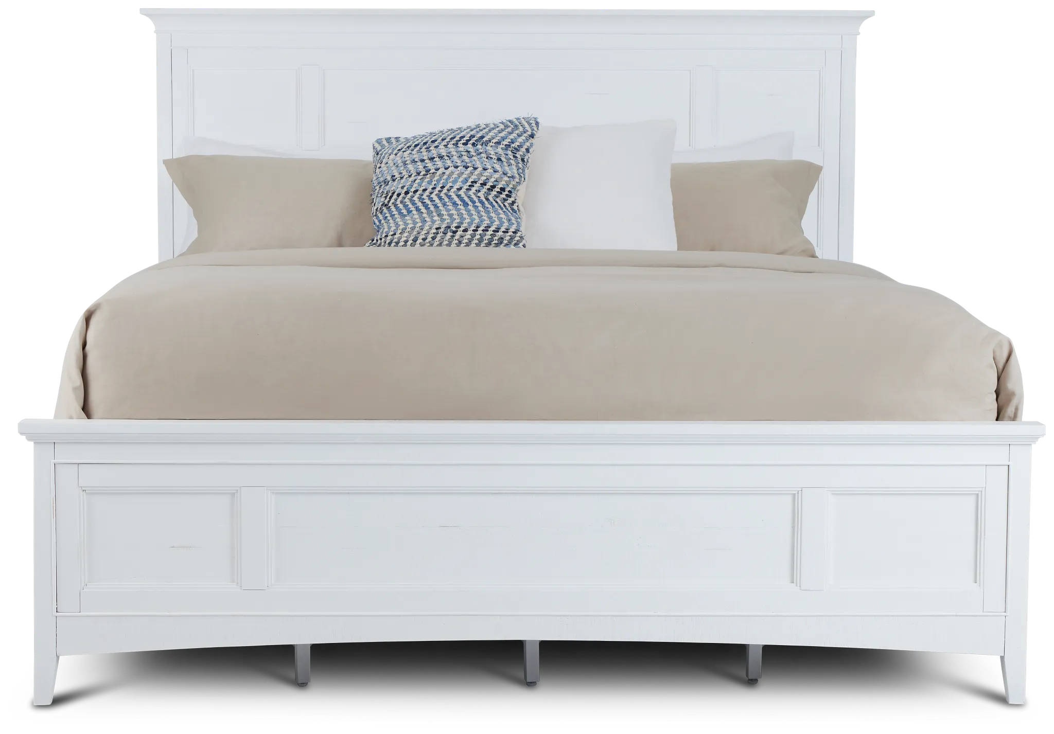 Heron Cove White Panel Bed