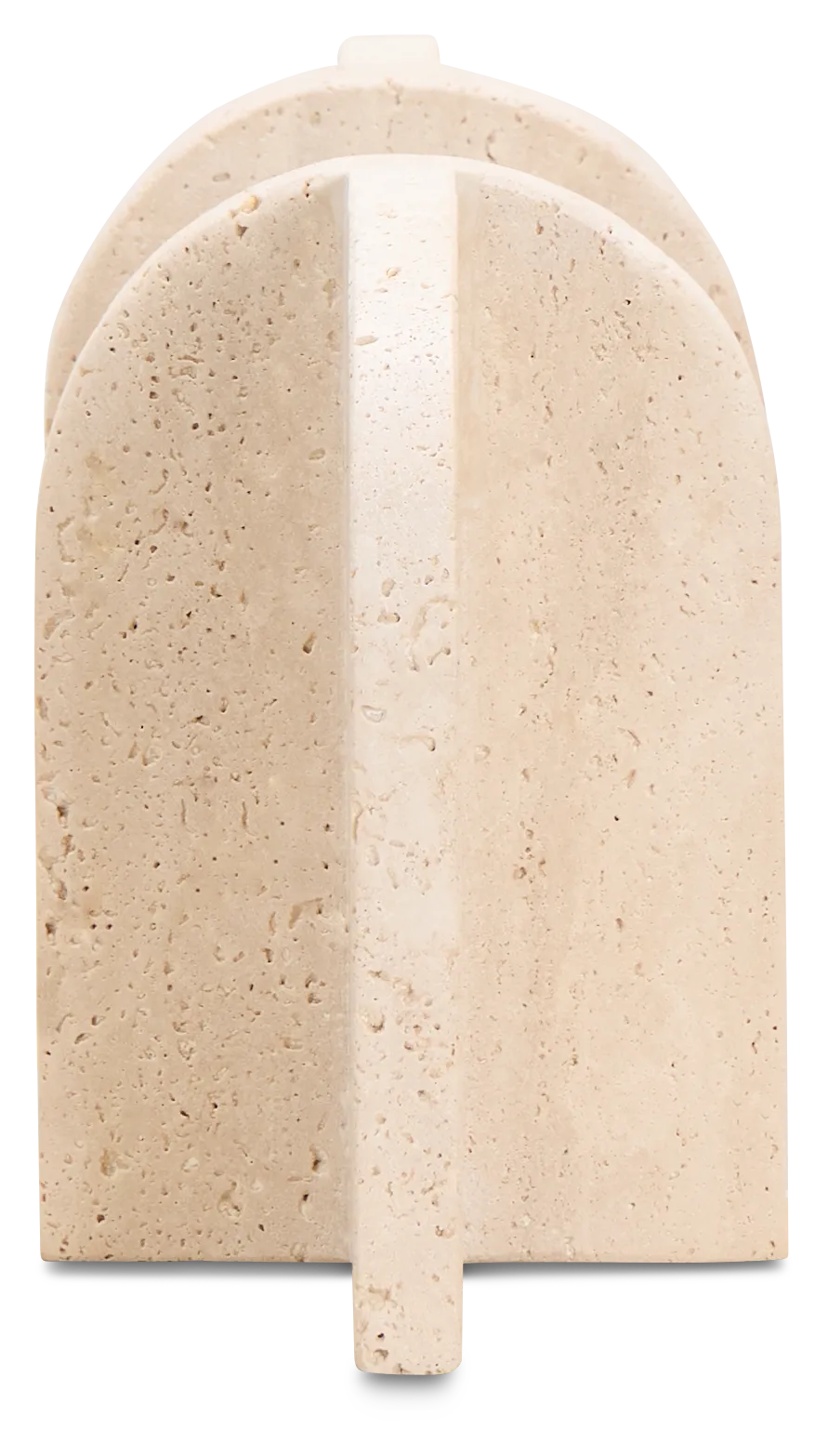 Kaia Beige Stone Bookends