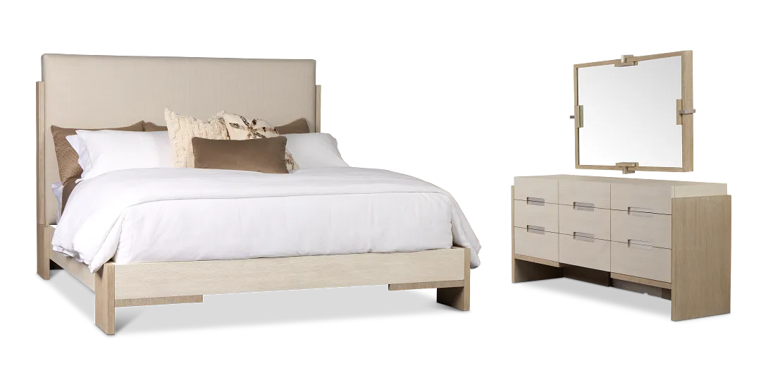 Miramar Light Tone Uph Panel Bedroom