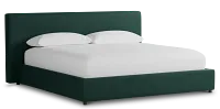 Grayton Joya Green 44" Upholstered Platform Bed