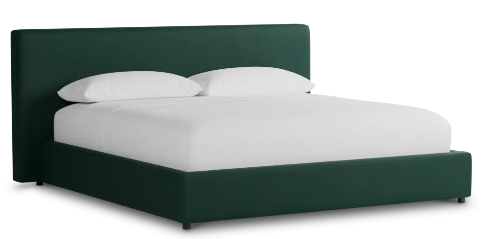Grayton Joya Green 44" Upholstered Platform Bed Grayton Joya Green 44" Upholstered Platform Bed