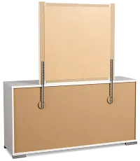 Davie White Dresser & Mirror