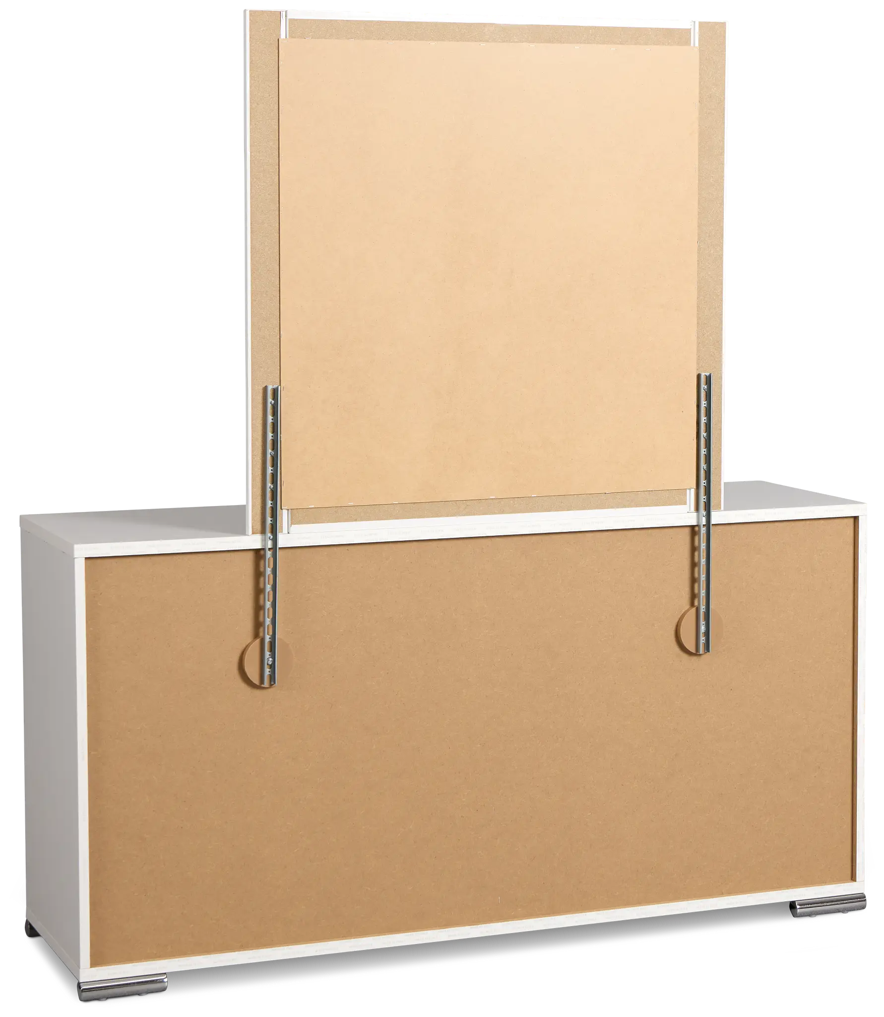 Davie White Dresser & Mirror Davie White Dresser & Mirror