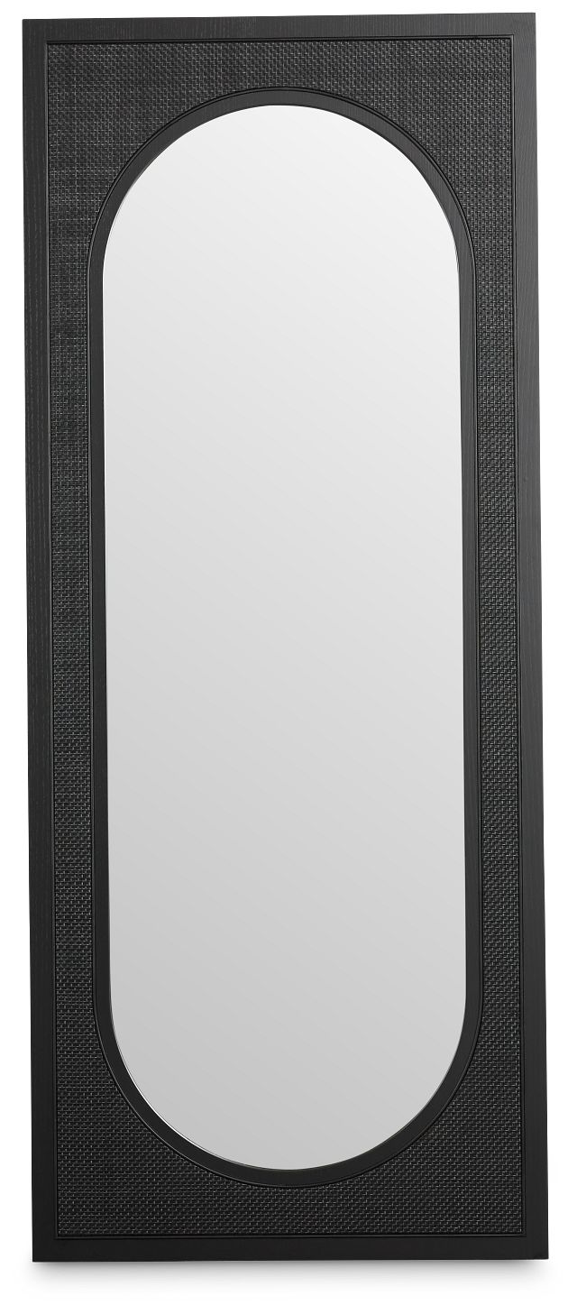 Pacific Black Floor Mirror
