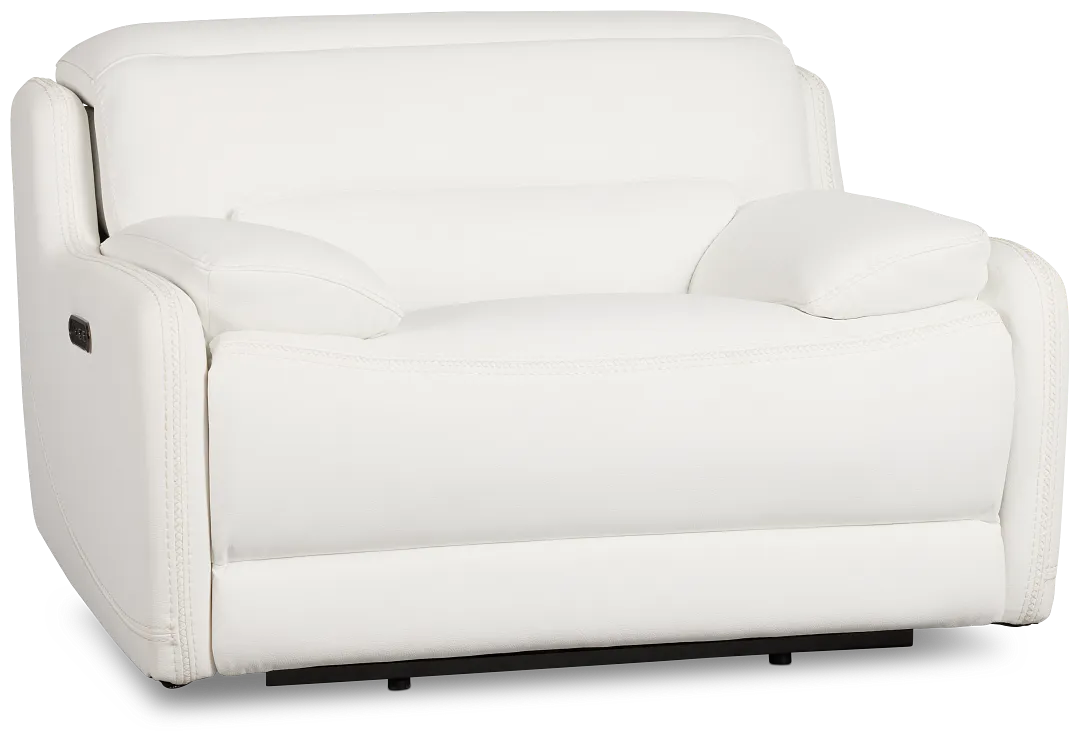 Jett White Micro Power Recliner