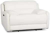 Jett White Micro Power Recliner