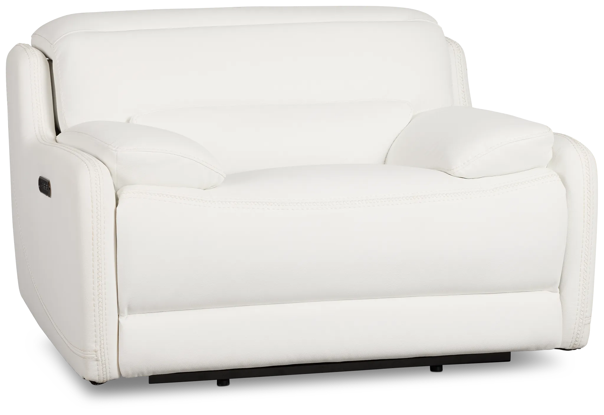Jett White Micro Power Recliner