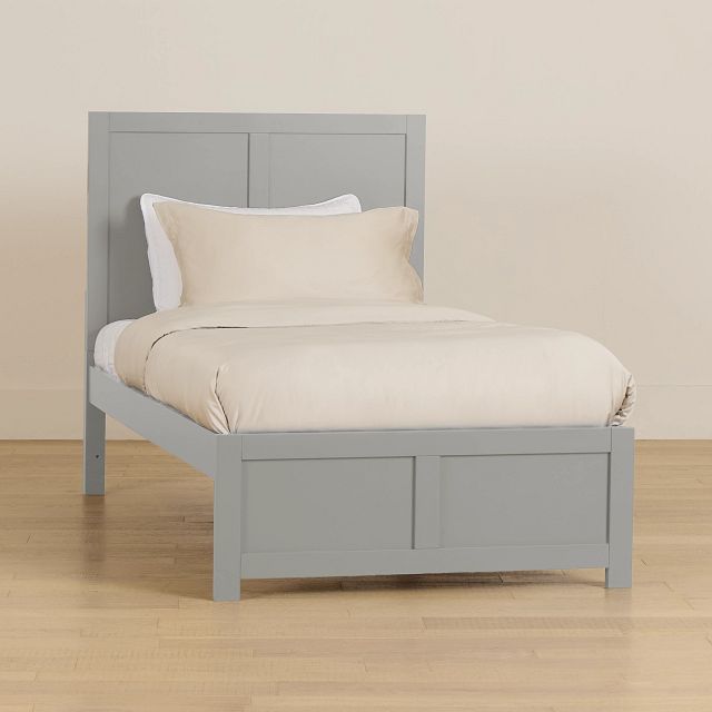 Charleston Gray Panel Bed