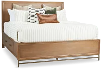 Provo Mid Tone Panel Storage Bed