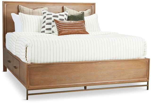 Provo Mid Tone Panel Storage Bed