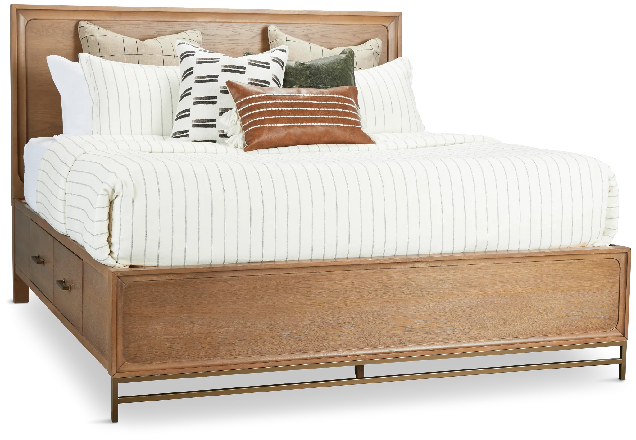 Provo Mid Tone Panel Storage Bed