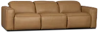 Ryland Brown Lthr/vinyl 3-piece Power Sofa