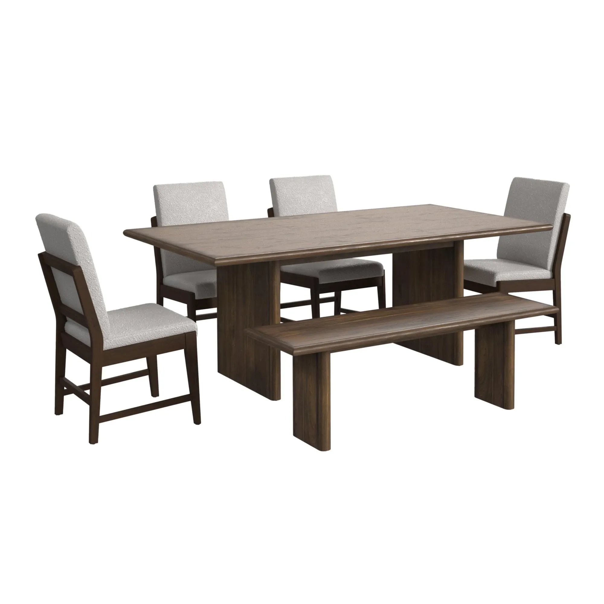 Lorean Mid Tone Rectangular Table