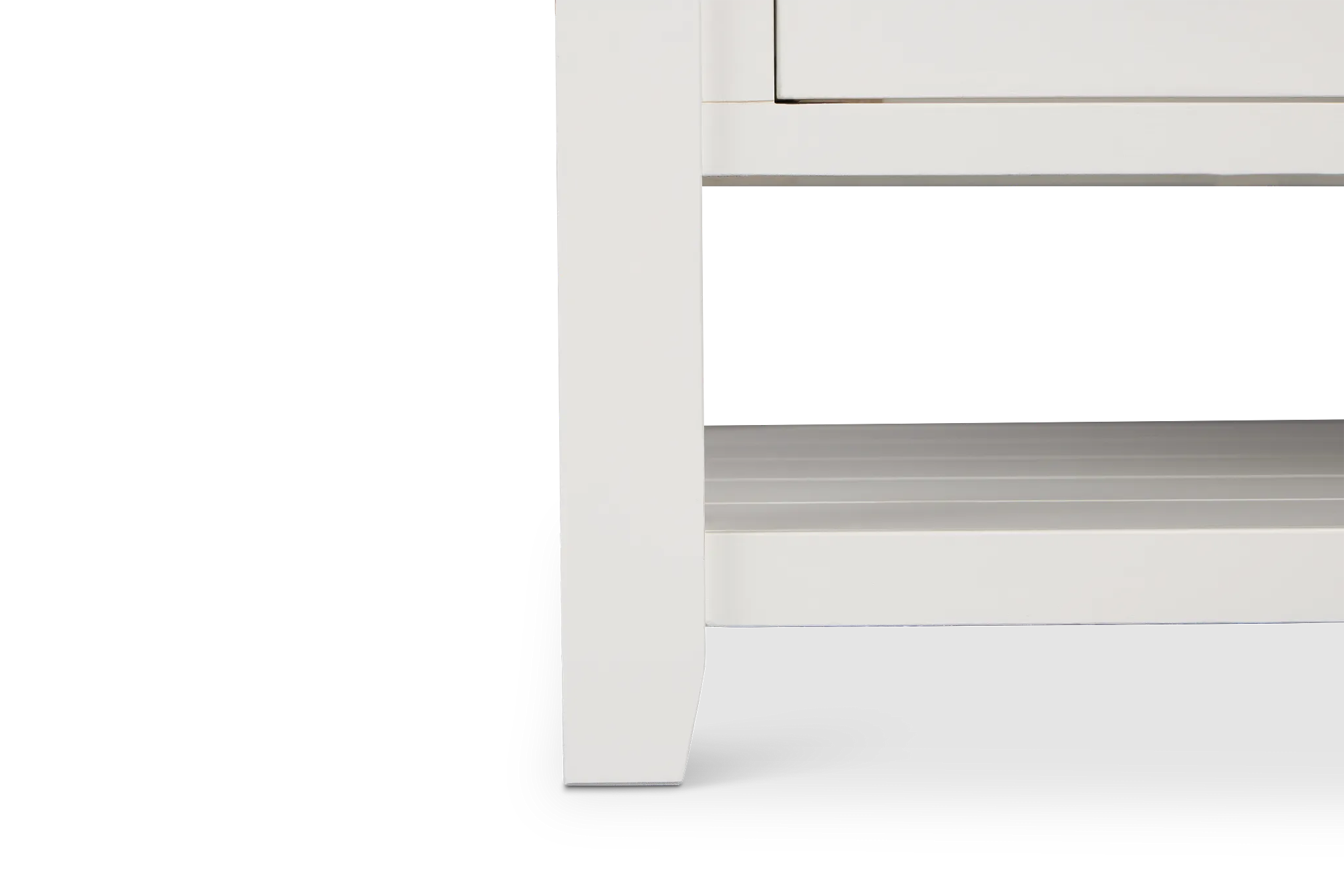 Bismark White Rectangular Coffee Table