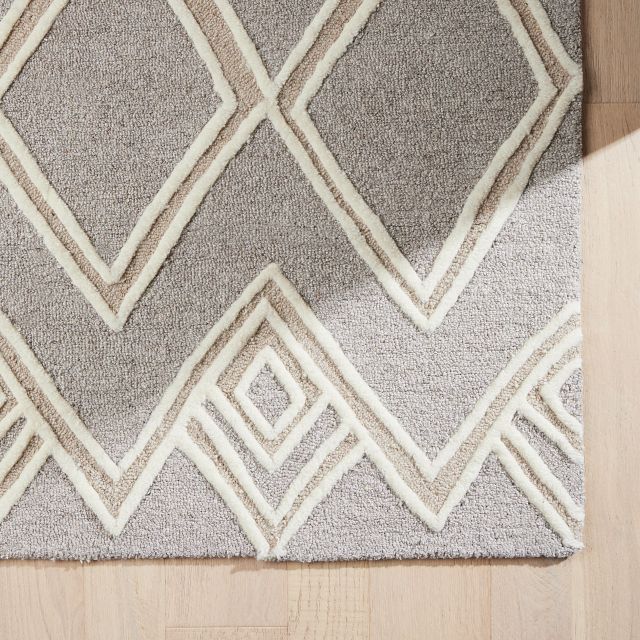 Montal Light Gray 5x8 Area Rug