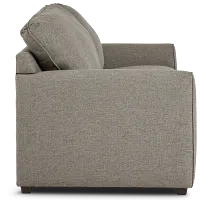 Asheville Brown Fabric Memory Foam Sleeper