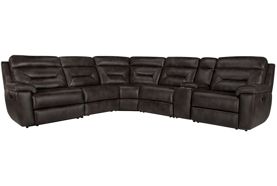 Phoenix Dark Gray Micro Small Two Arm Manually Reclining