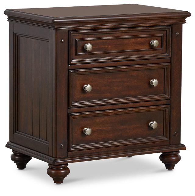 Savannah Dark Tone 3-drawer Nightstand