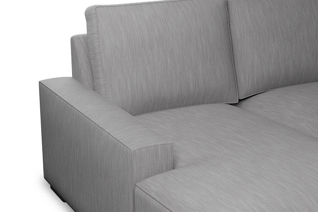 Edgewater Revenue Gray Left Chaise Sectional