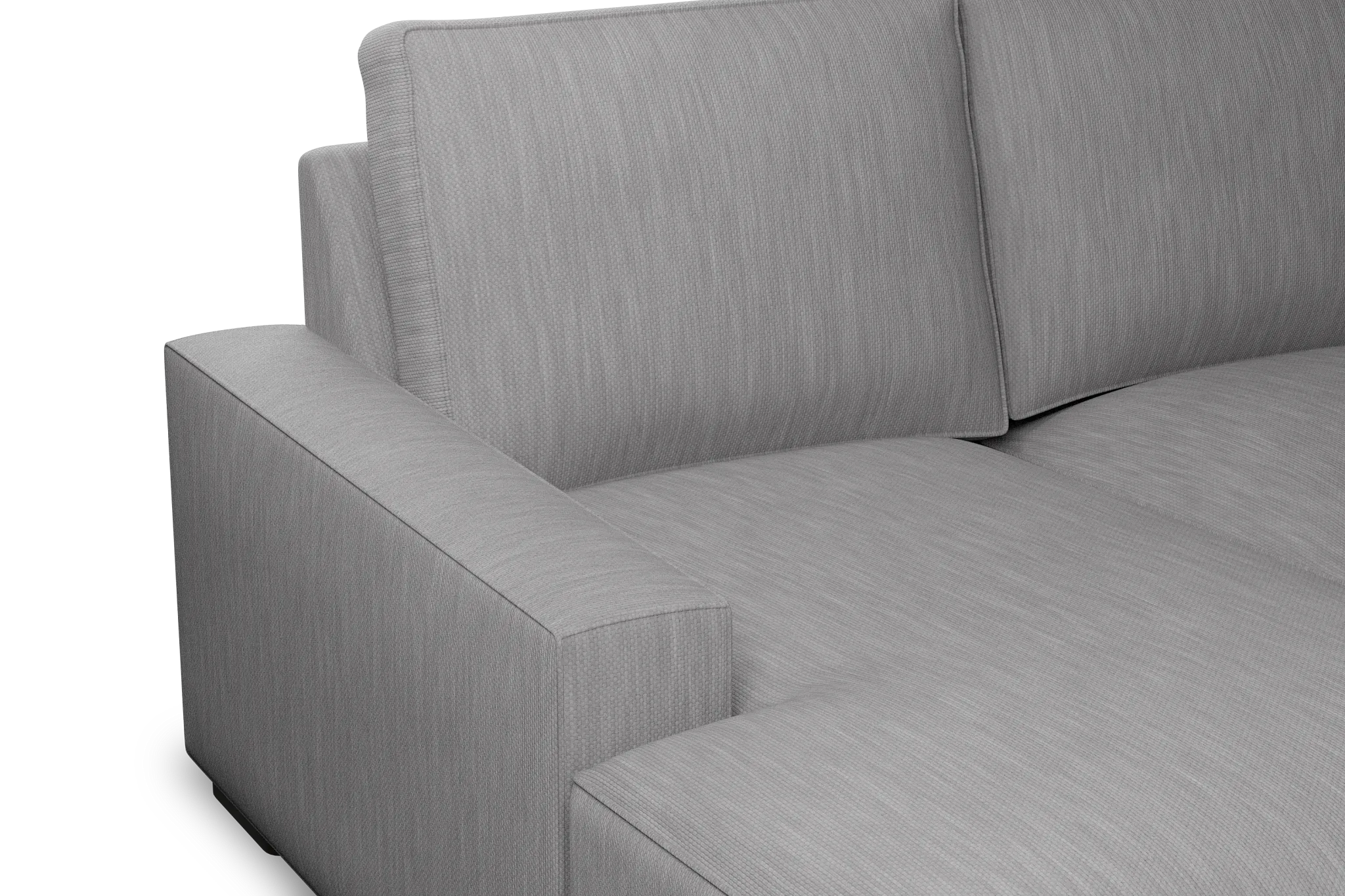 Edgewater Revenue Gray Left Chaise Sectional