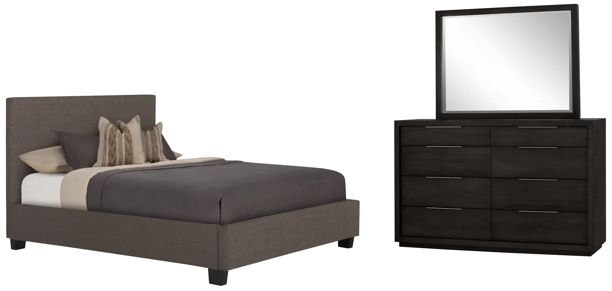 Madden Gray Uph Platform Bedroom