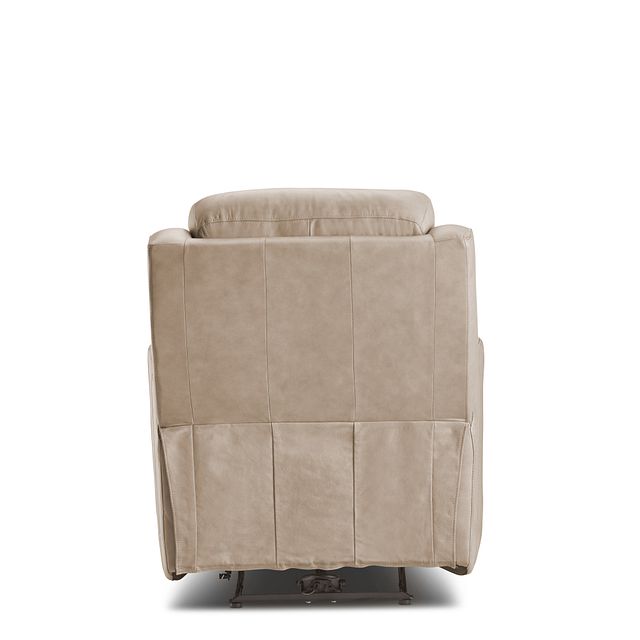 Rawlings Taupe Leather Power Recliner (5)