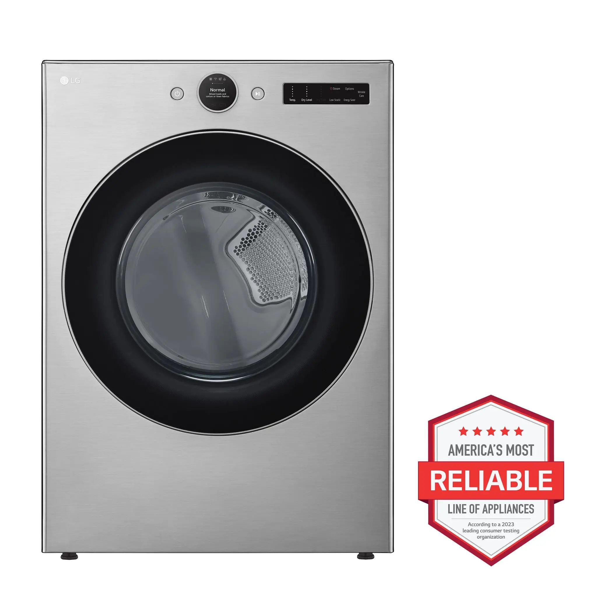 Lg 5500 Series Gray Front Load Electric Dryer Lg 5500 Series Gray Front Load Electric Dryer
