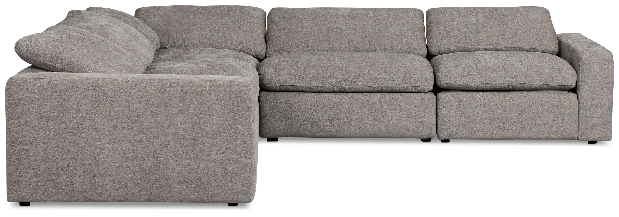 Drift Dark Gray Fabric Small Two-arm Power Reclining Sectional Drift Dark Gray Fabric Small Two-arm Power Reclining Sectional