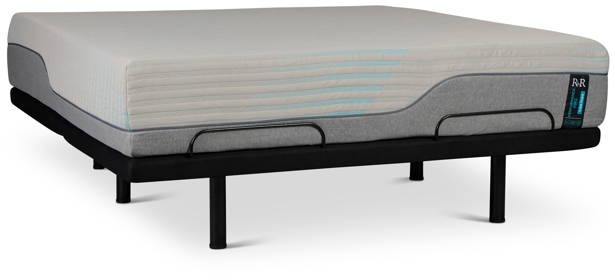 Rest & Renew Performance Pro Firm Deluxe Adjustable Mattress Set