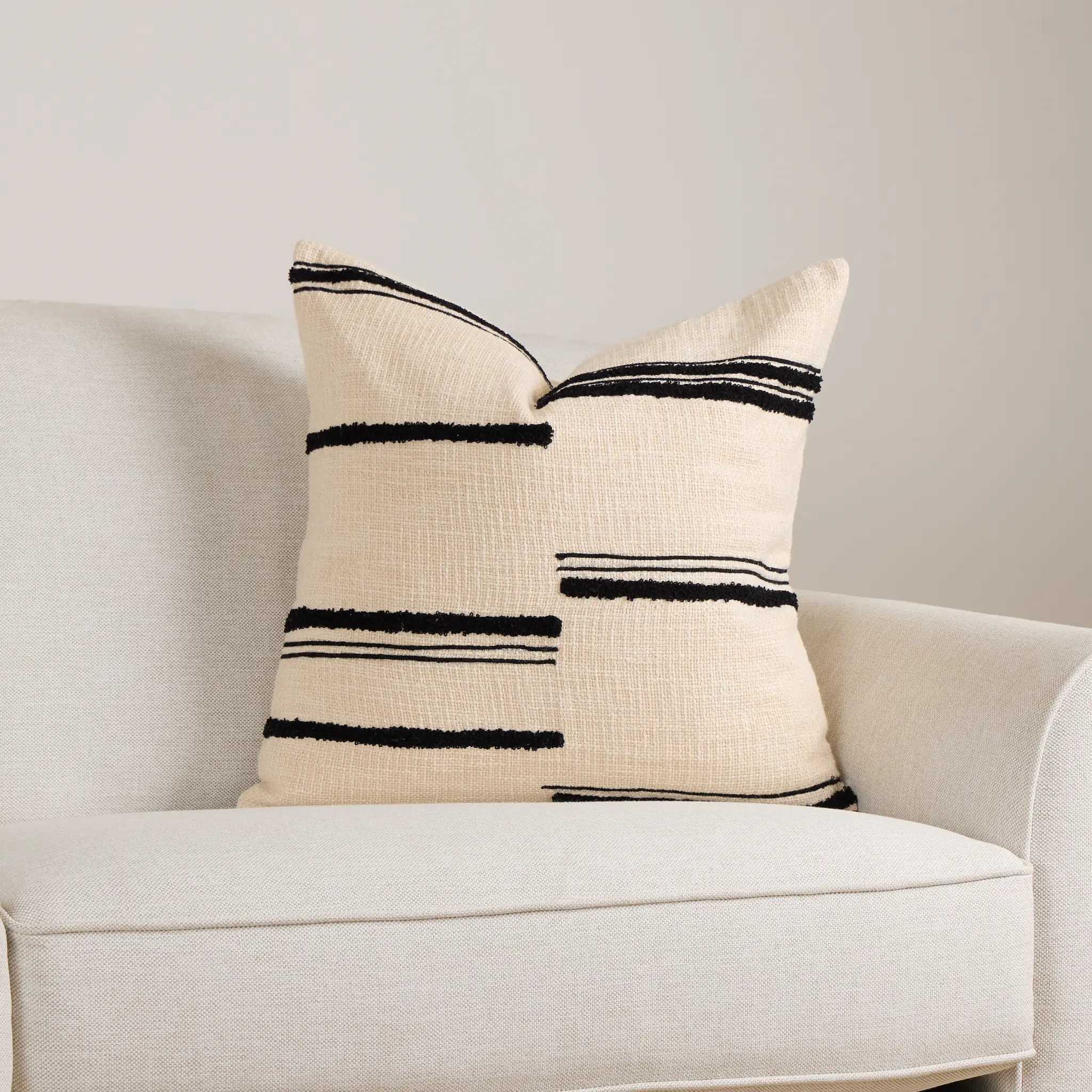 Maycie Ivory 22" Square Accent Pillow Maycie Ivory 22" Square Accent Pillow