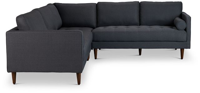 Rue Gray Fabric Two-arm Sectional (2)