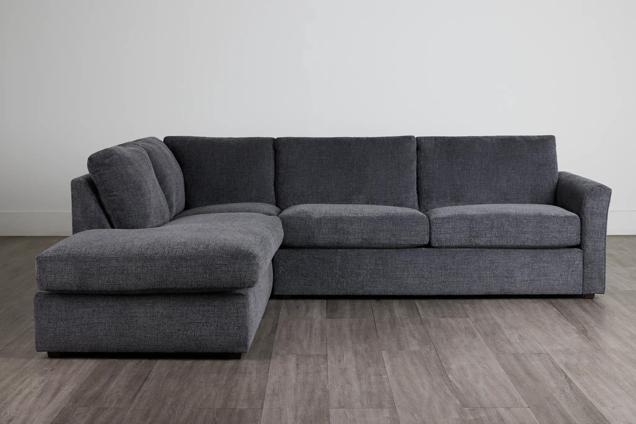 Maxie Dark Gray Micro Small Left Bumper Sectional Maxie Dark Gray Micro Small Left Bumper Sectional