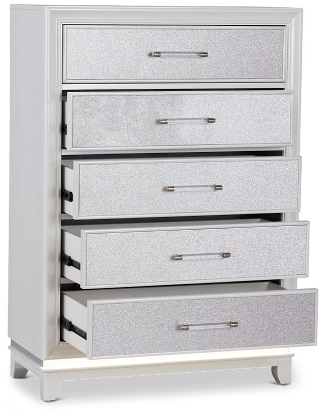 Valentina White Drawer Chest