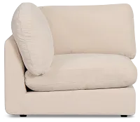 Jules Ivory Velvet Wedge