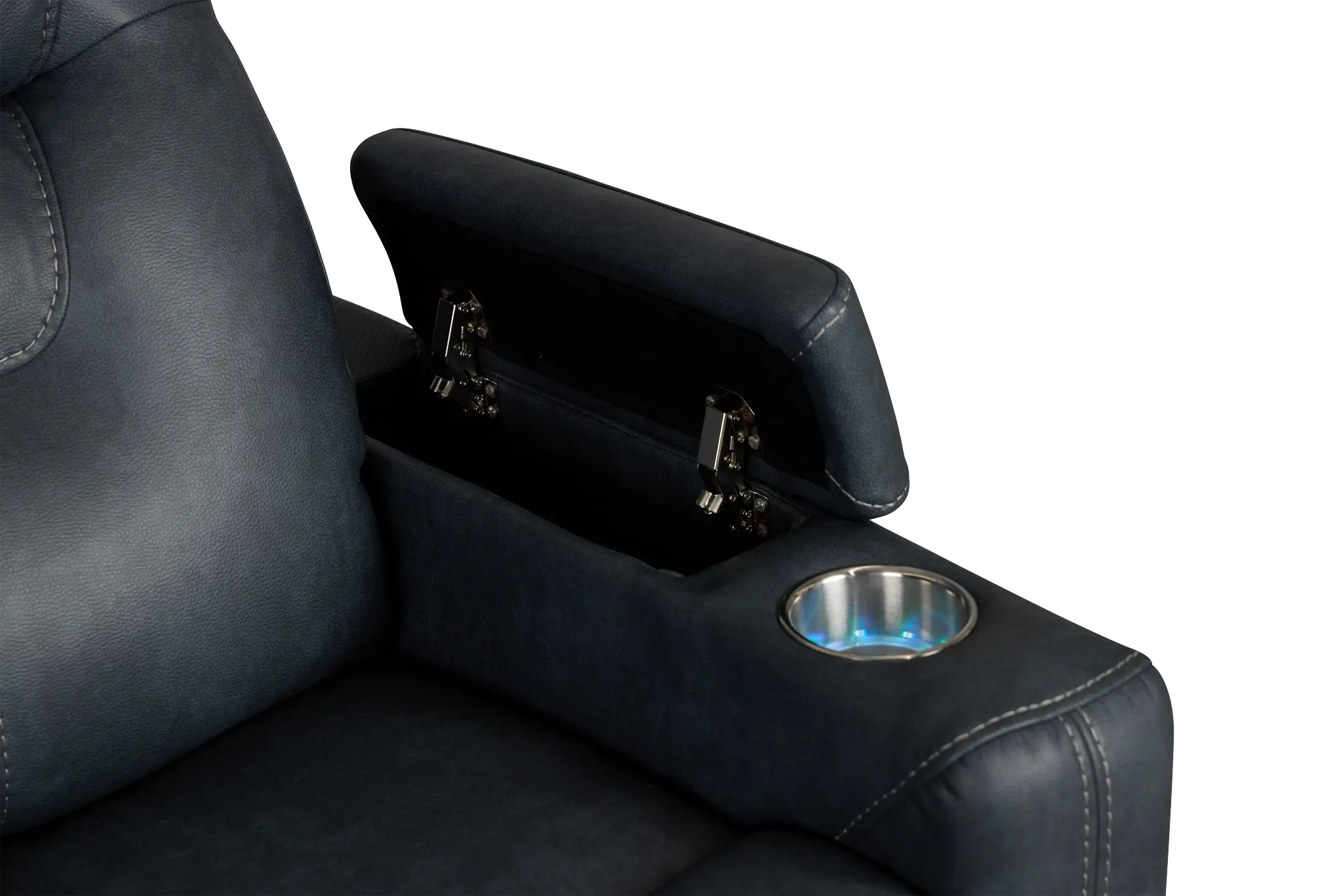 Vantage Gray Micro Power Recliner Vantage Gray Micro Power Recliner