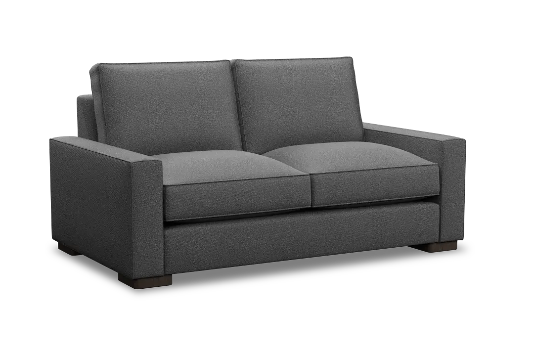 Edgewater Delray Dark Gray Loveseat Edgewater Delray Dark Gray Loveseat