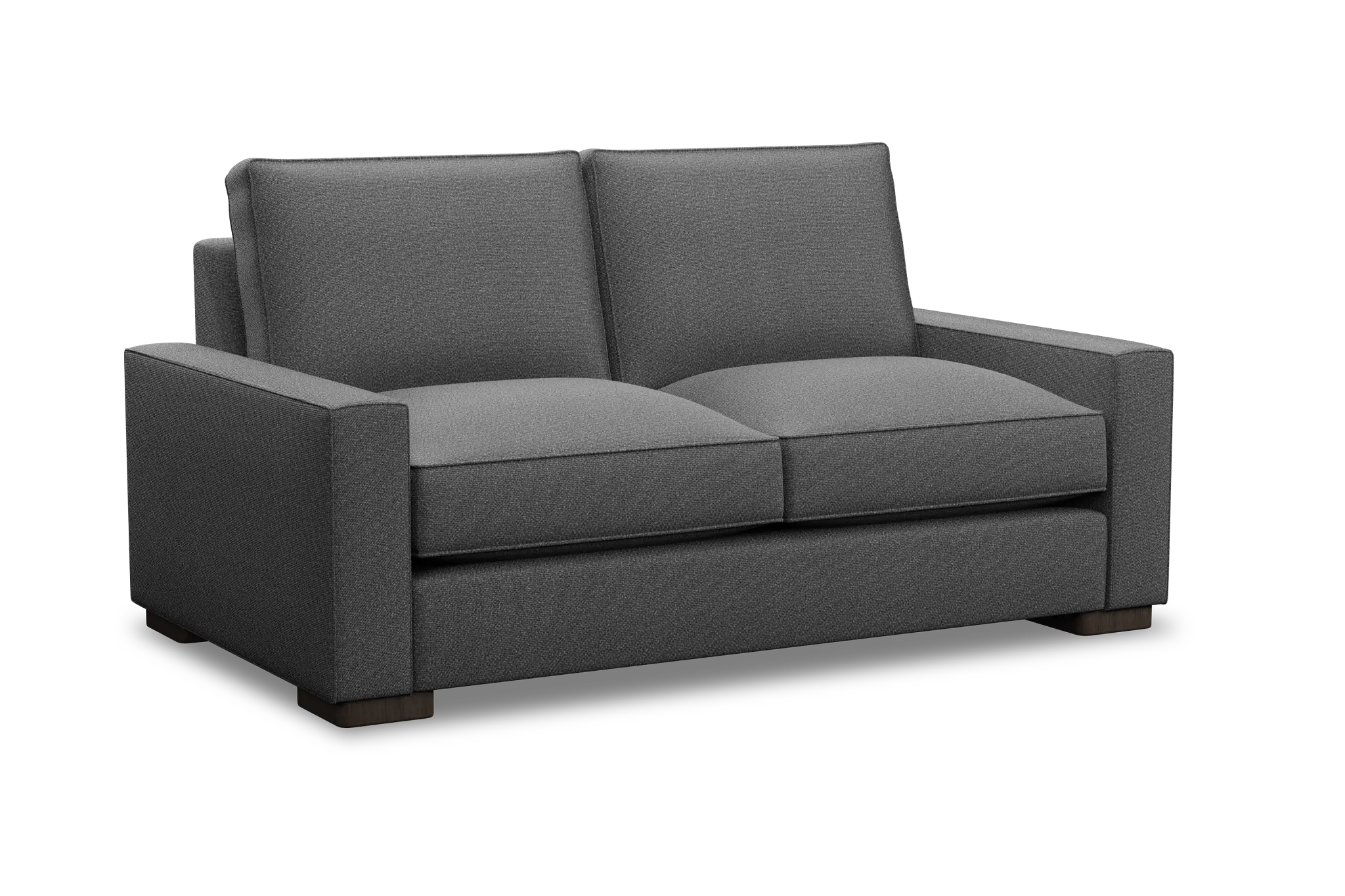 Edgewater Delray Dark Gray Loveseat Edgewater Delray Dark Gray Loveseat