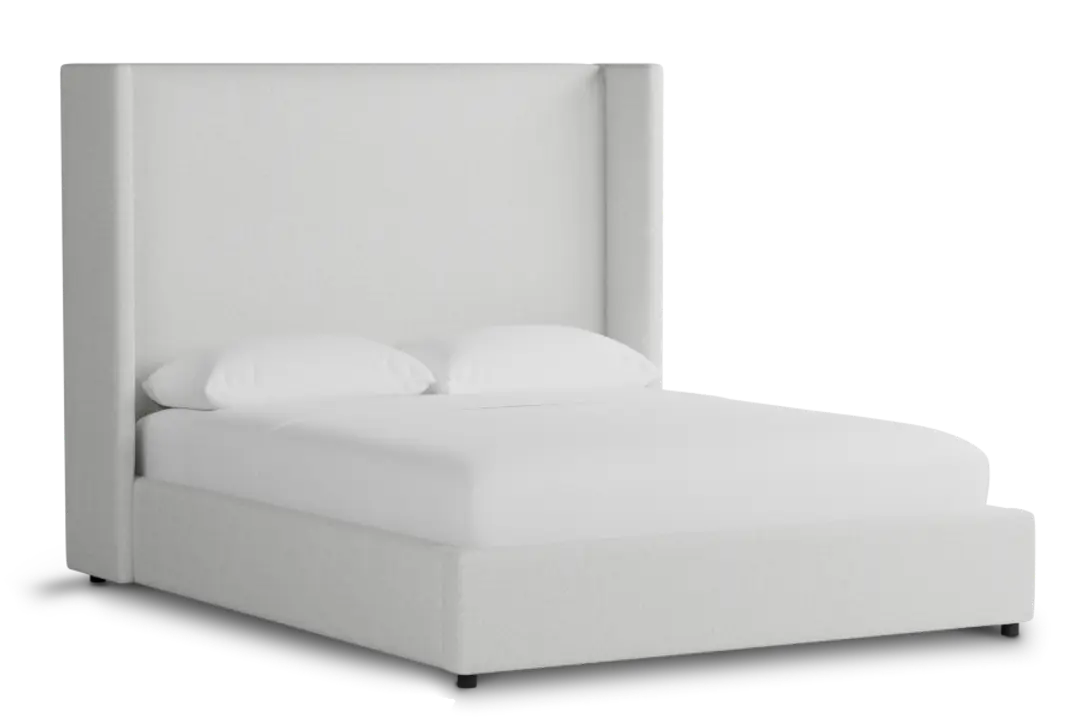 Captiva Elite Ivory 60" Upholstered Shelter Bed Captiva Elite Ivory 60" Upholstered Shelter Bed
